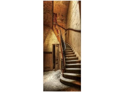 Fototapeta na dveře se schodištěm MONAMOUR STAIRS 86x200 cm