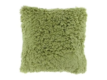 Dekorační polštářek KJELD zelený 45x45 cm s hebkým povrchem