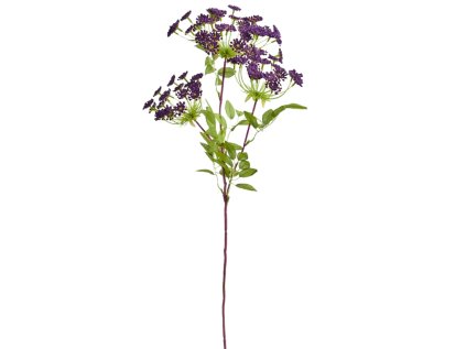 Umělé květiny ANETHUM fialové 75 cm do vázy