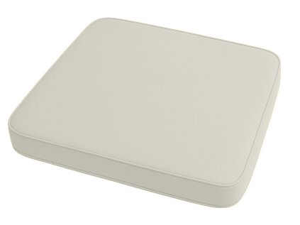 Pohodlný venkovní podsedák na židli VIREON 44x45 cm slonová kost