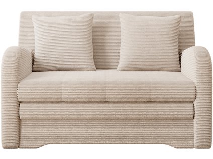 Rozkládací béžová pohovka ARIO JARELL pro dvě osoby