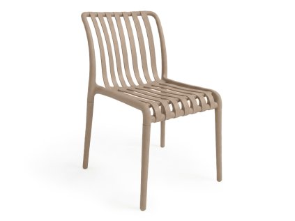 Plastová židle TREGO, béžová