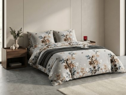 Mikroplyšové povlečení FYSARO šedé