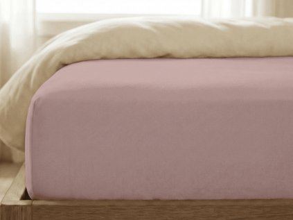 Jersey prostěradlo s lycrou fialové 90 × 200 cm – stylové a pružné