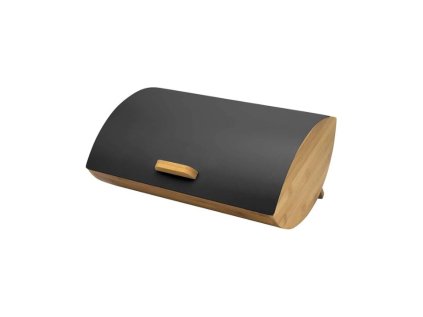 Elegantní chlebník černý bambusový CRUSTY pro vaši kuchyni