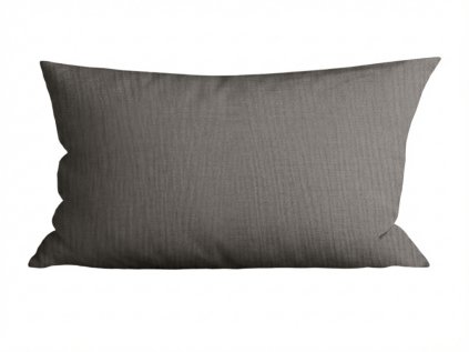 Šedý mušelínový povlak na polštář PURELY 40x80 cm pro klidný spánek