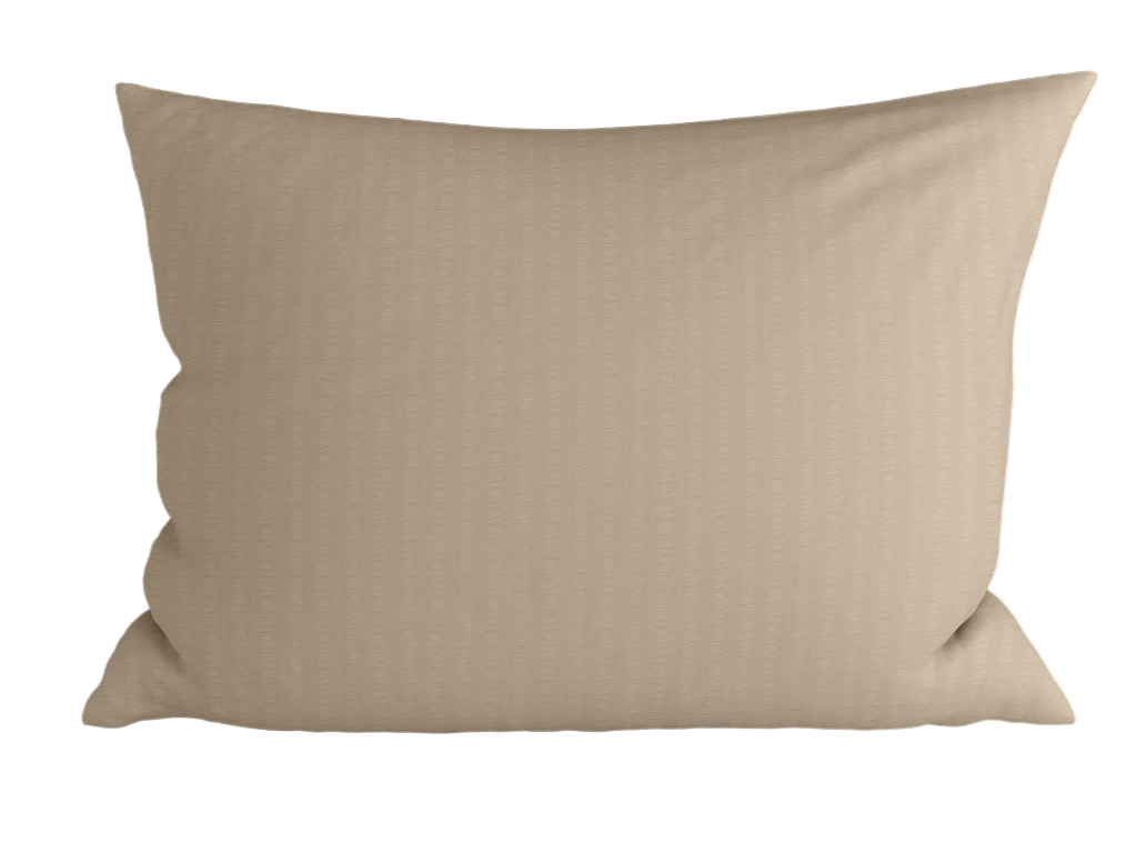 Krepový povlak na polštář DENYX BLEND 70x90 cm světle hnědý