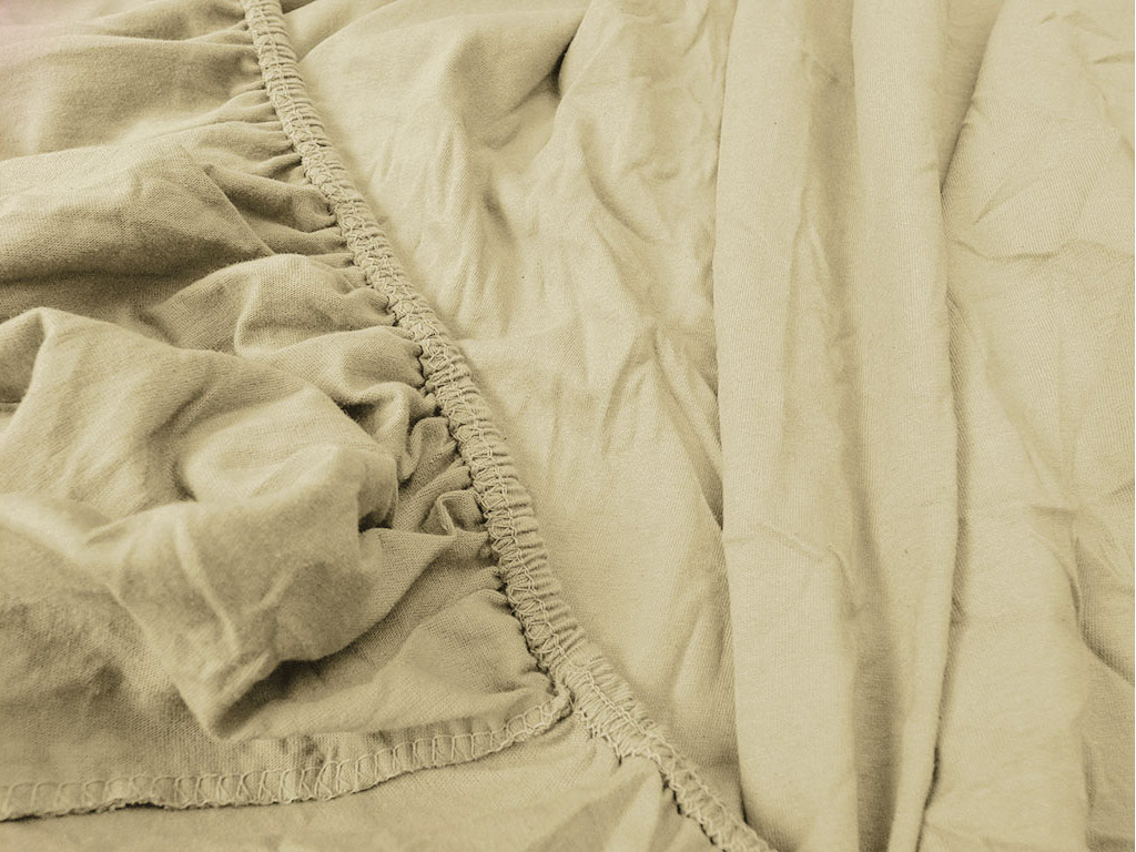 Jersey prostěradlo EXCLUSIVE krémové 200 x 220 cm (obrázek 6)