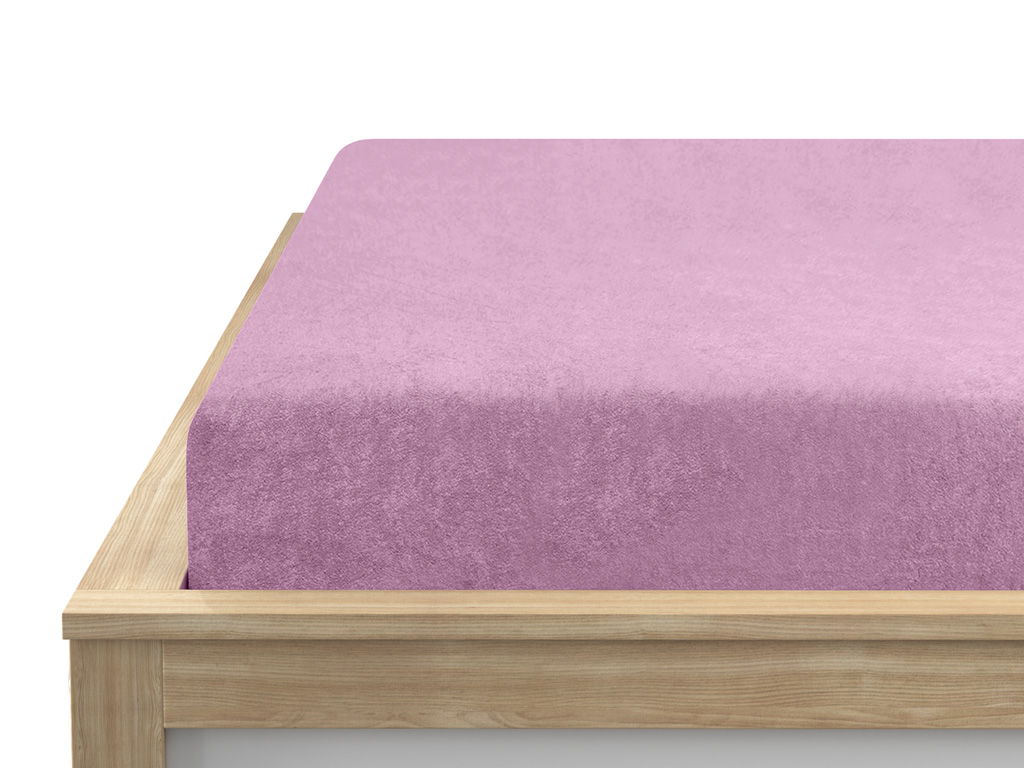 Froté prostěradlo EXCLUSIVE růžové 200x220 cm