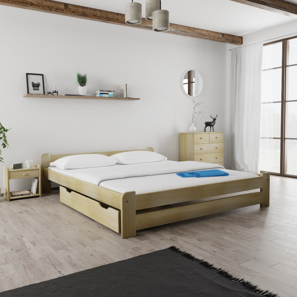 Úložný box pod postel 98 cm borovice (obrázek 2)