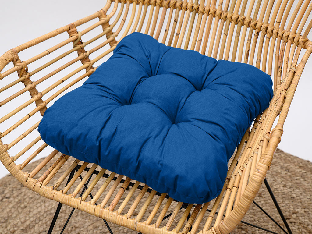 Podsedák na židli Soft modrý, 39x36 cm, kuchyňský podsedák na židli
