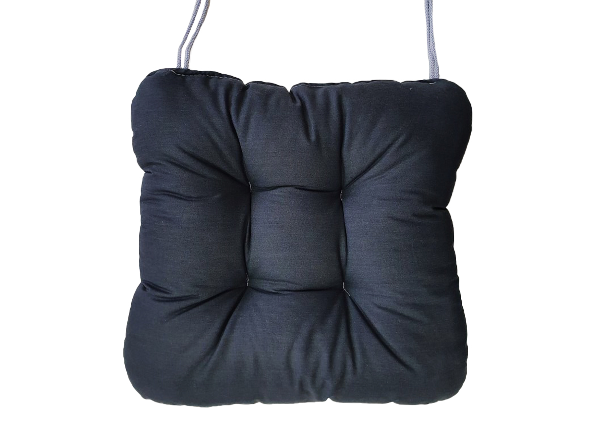 Podsedák na židli Soft tmavě šedý, 39x36 cm, kuchyňský podsedák na židli