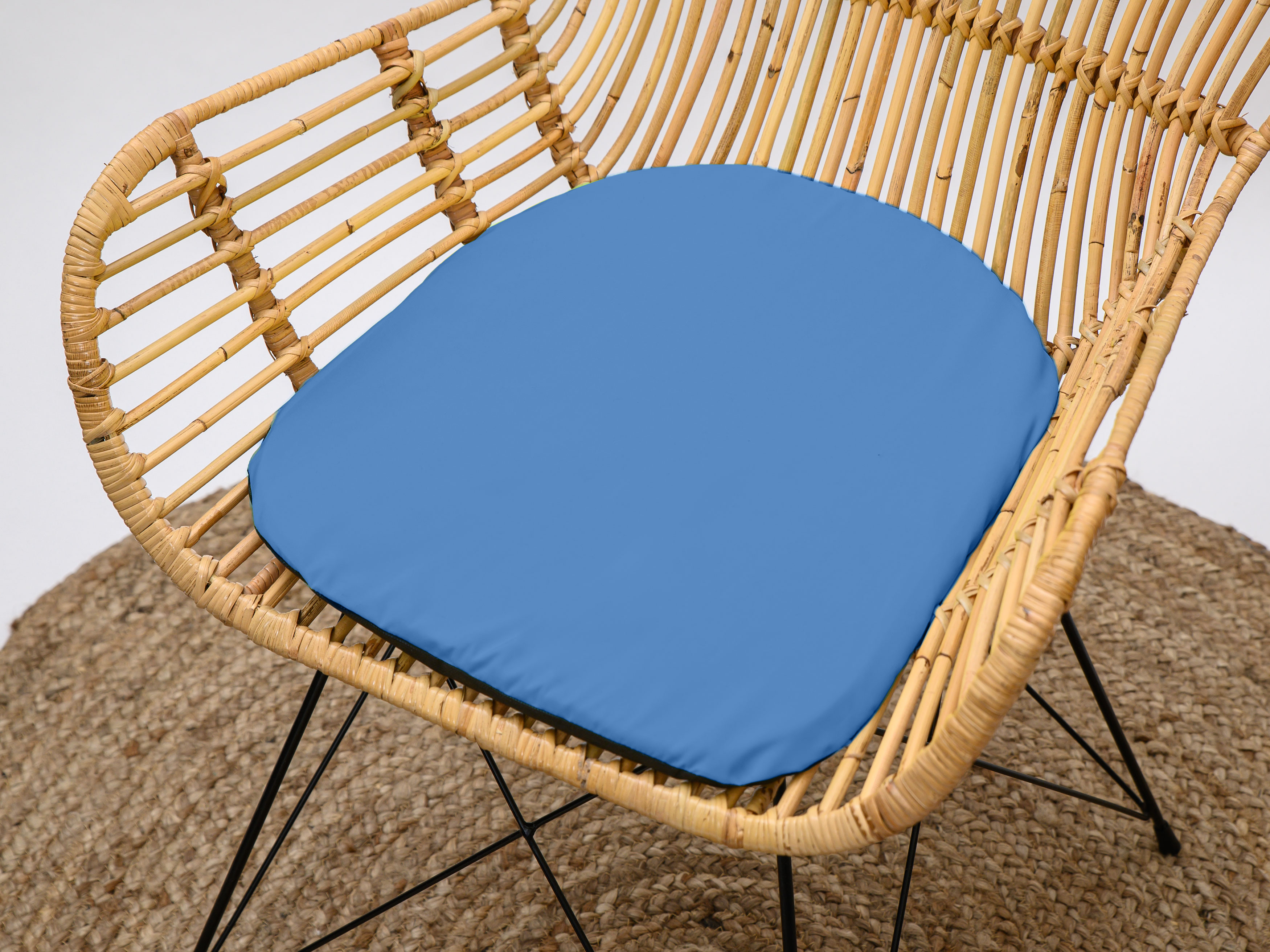 Podsedák na židli Standard světle modrý, 39x36 cm, kuchyňský podsedák na židli