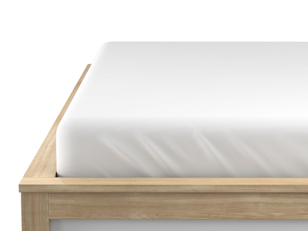 Jersey prostěradlo bílé 180 x 200 cm