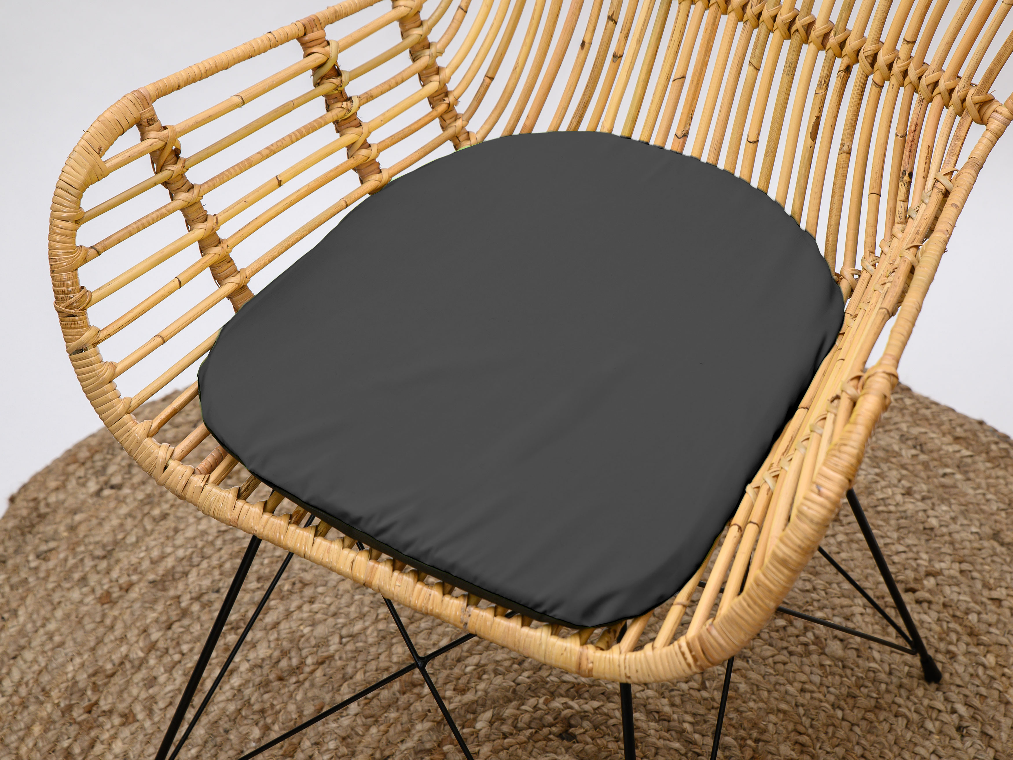 Podsedák na židli Standard tmavě šedý, 39x36 cm, kuchyňský podsedák na židli