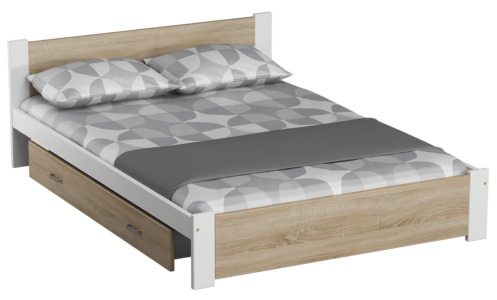 Úložný box pod postel IKAROS 159 cm, dub sonoma (obrázek 3)