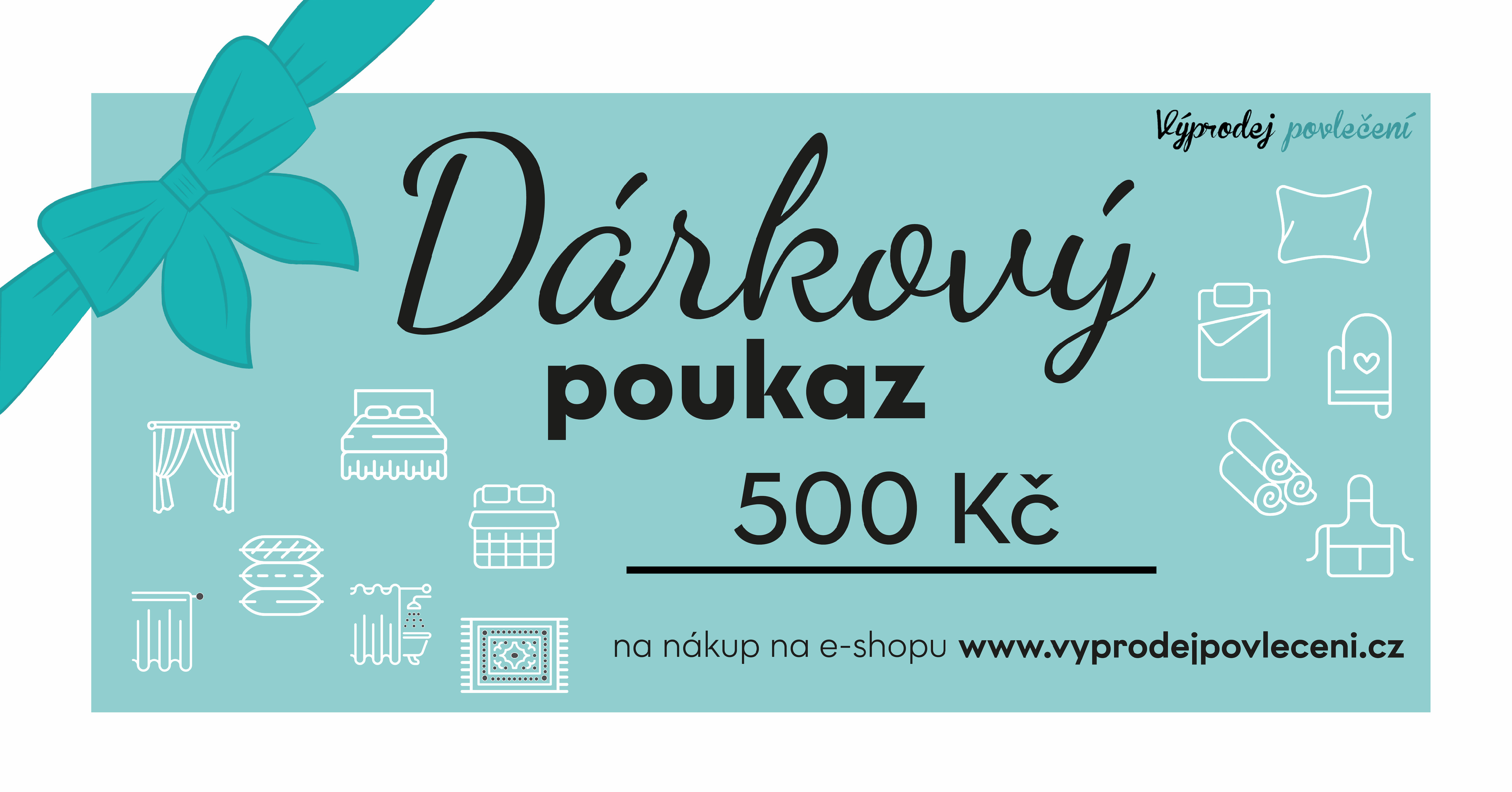 Dárkový poukaz na 500 Kč Forma poukazu: Elektronický