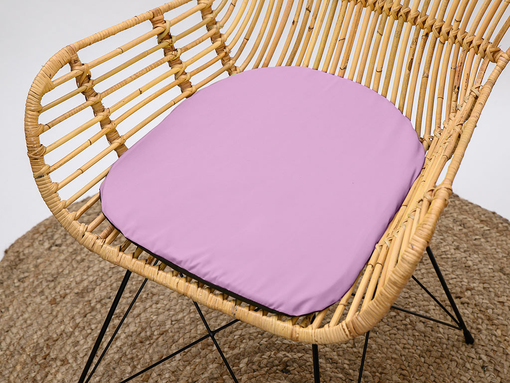 Podsedák na židli DIRE světle fialový, 39x36 cm, kuchyňský podsedák na židli