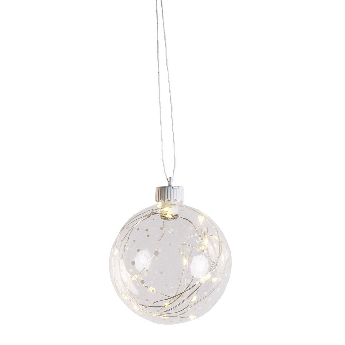 LED světelná koule s puntíky