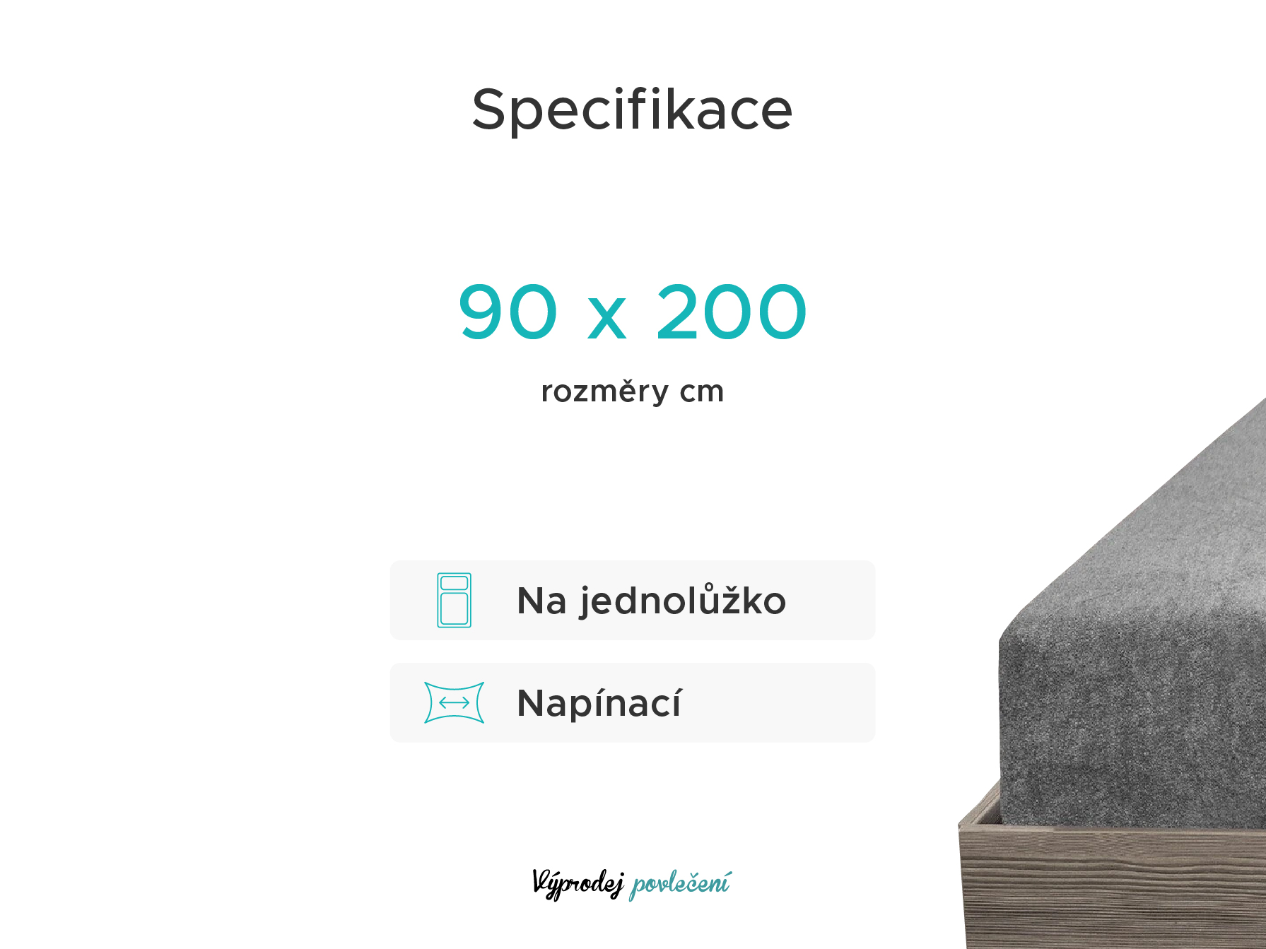 Froté prostěradlo bílé 90 x 200 cm (obrázek 7)