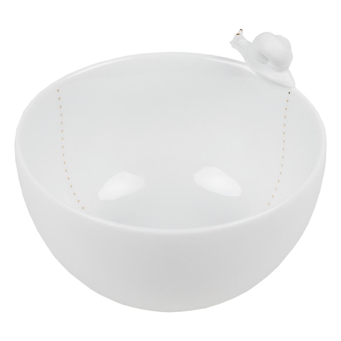 Bílá porcelánová miska SLUG