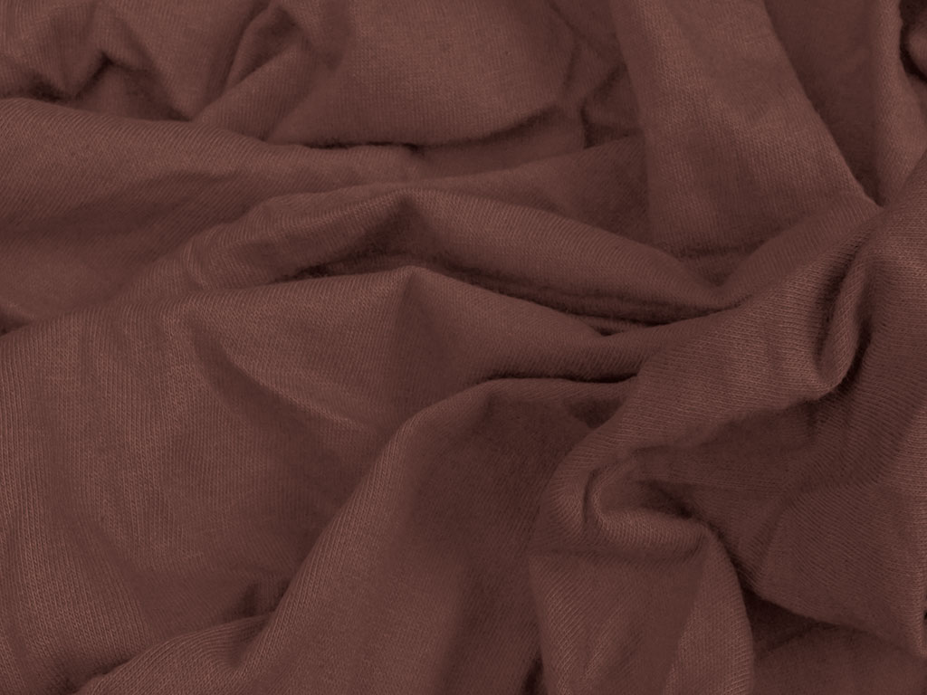Jersey prostěradlo EXCLUSIVE tmavě hnědé 180 x 200 cm