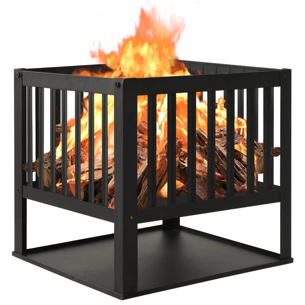 Černé kovové přenosné ohniště FIRE (obrázek 3)