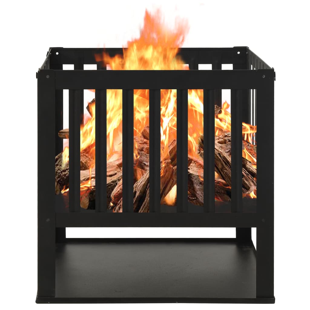 Černé kovové přenosné ohniště FIRE (obrázek 4)