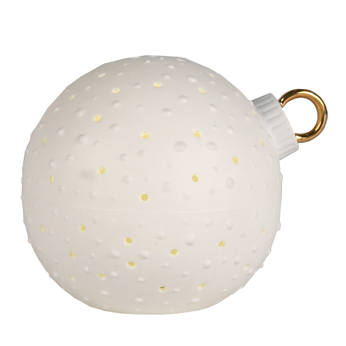 Porcelánová LED světelná koule DOTS