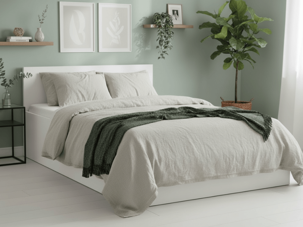 Postel SOFIA 180 x 200 cm, bílá Rošt: S laťkovým roštem, Matrace: Matrace Deluxe 10 cm (obrázek 3)