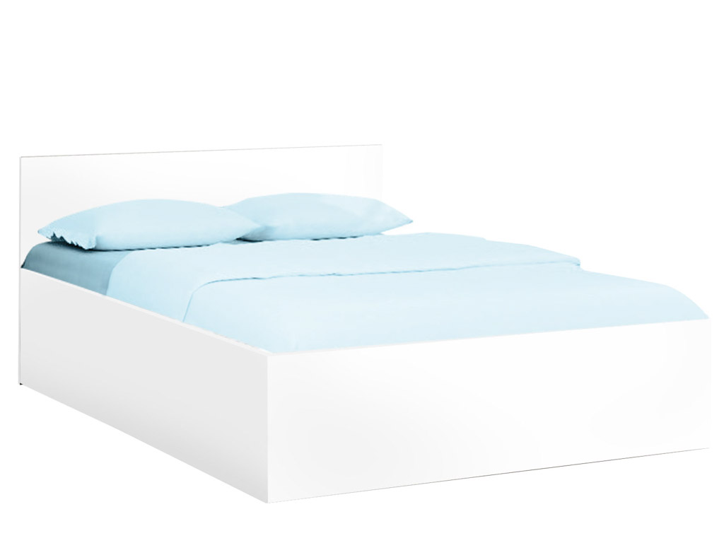 Postel SOFIA 180 x 200 cm, bílá Rošt: S laťkovým roštem, Matrace: Matrace Deluxe 10 cm (obrázek 5)