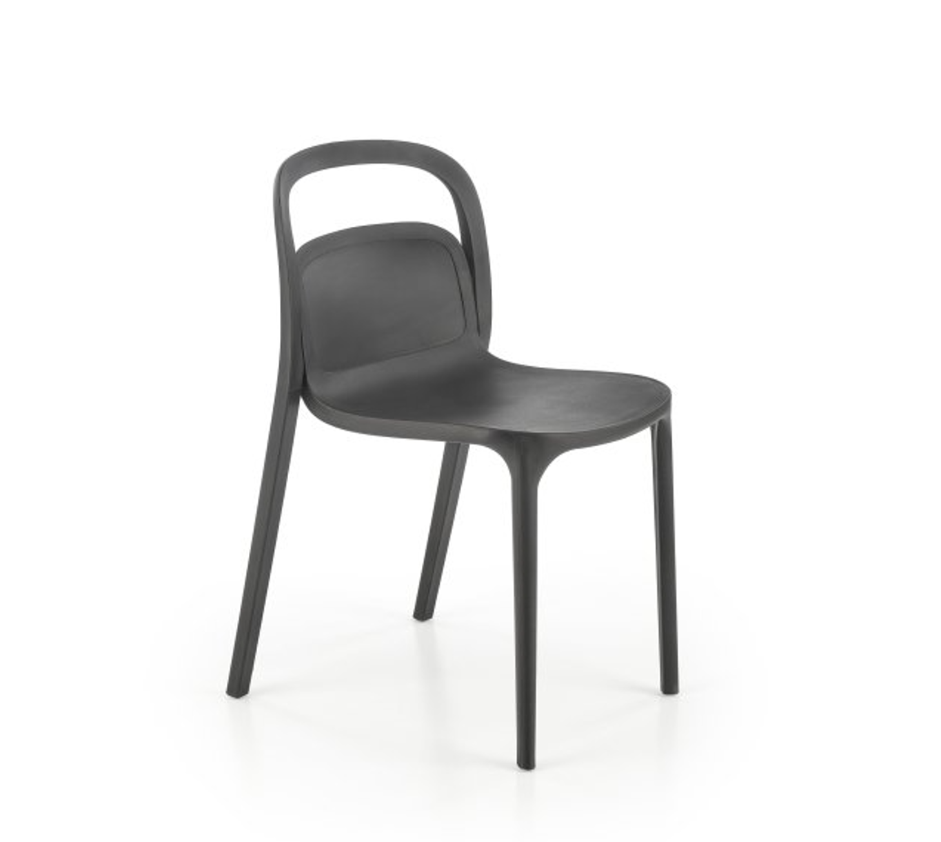 Černá plastová židle K490
