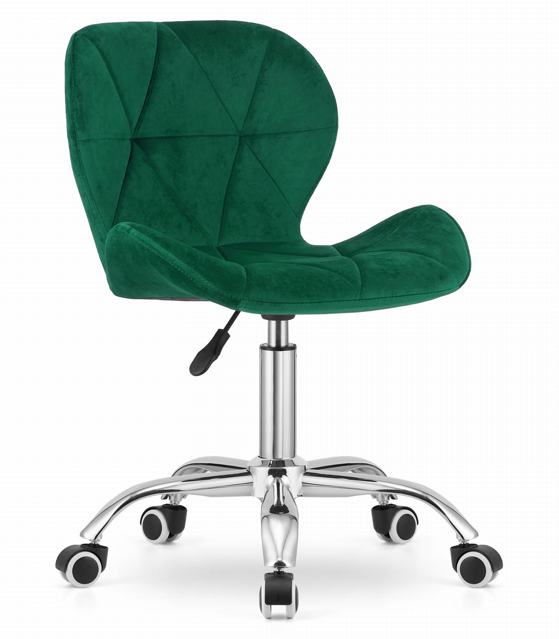 Zelené kancelářské křeslo AVOLA VELVET