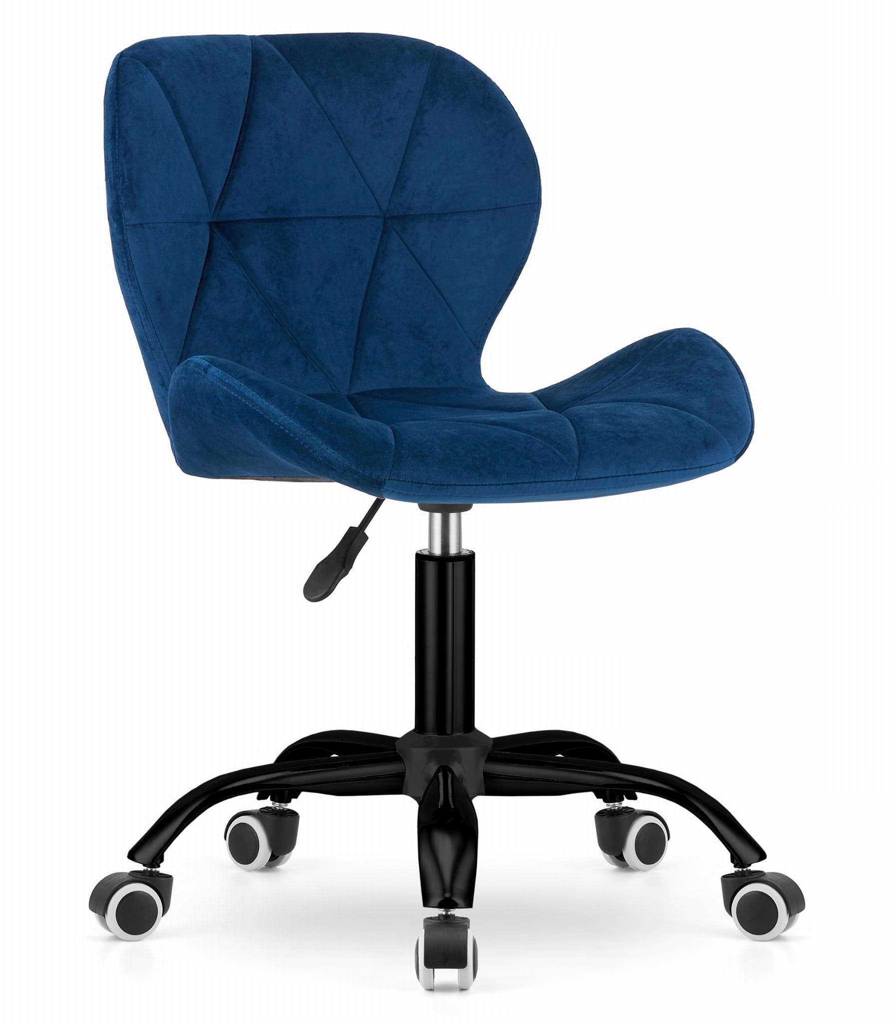 Tmavě modré kancelářské křeslo NOTO VELVET