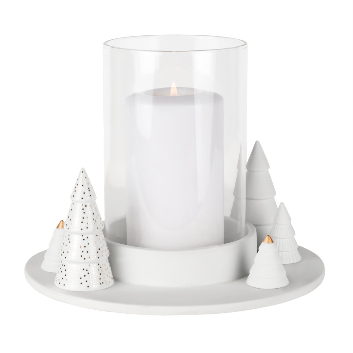 Räder Svícen TANNEN z porcelánu a skla