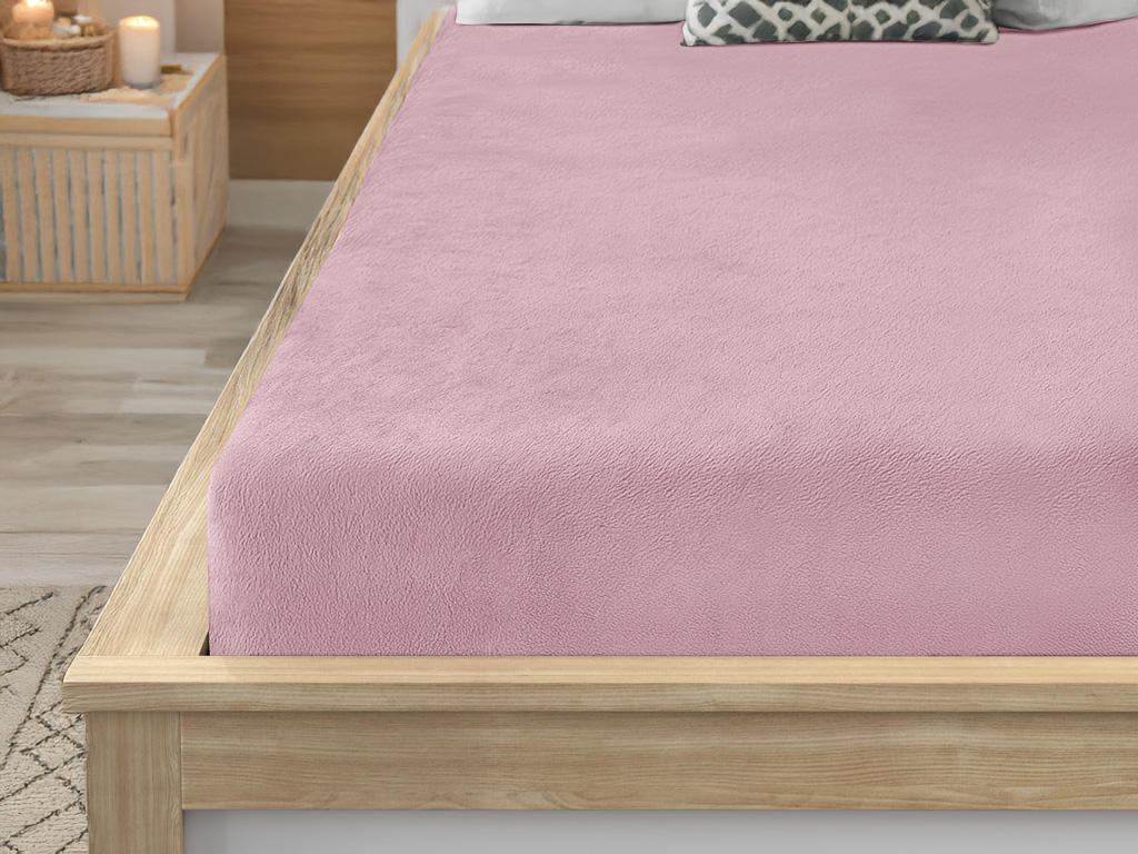 Prostěradlo mikroplyš SOFT 180x200 cm růžové
