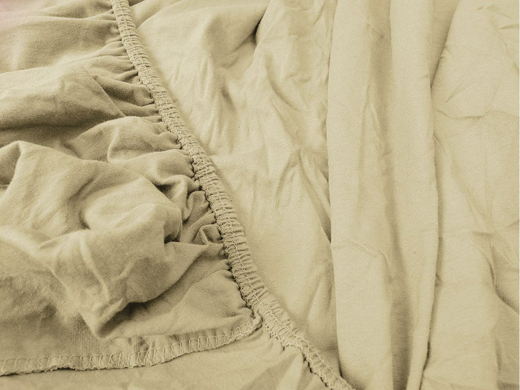 2x Prostěradlo jersey EXCLUSIVE 90x200 cm krémové (obrázek 3)