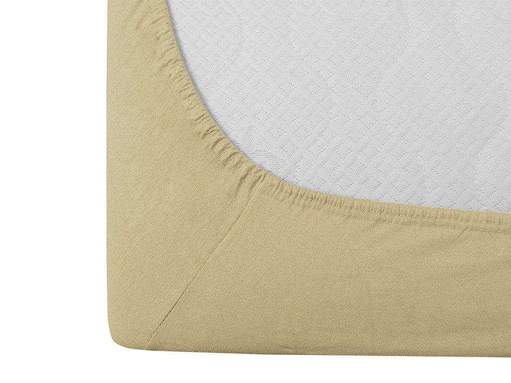 2x Prostěradlo jersey EXCLUSIVE 90x200 cm krémové (obrázek 4)