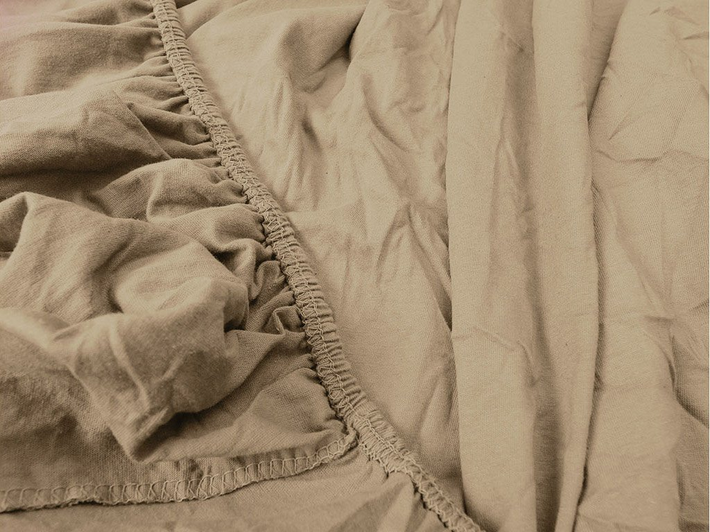 2x Prostěradlo jersey EXCLUSIVE 90x200 cm béžové (obrázek 3)