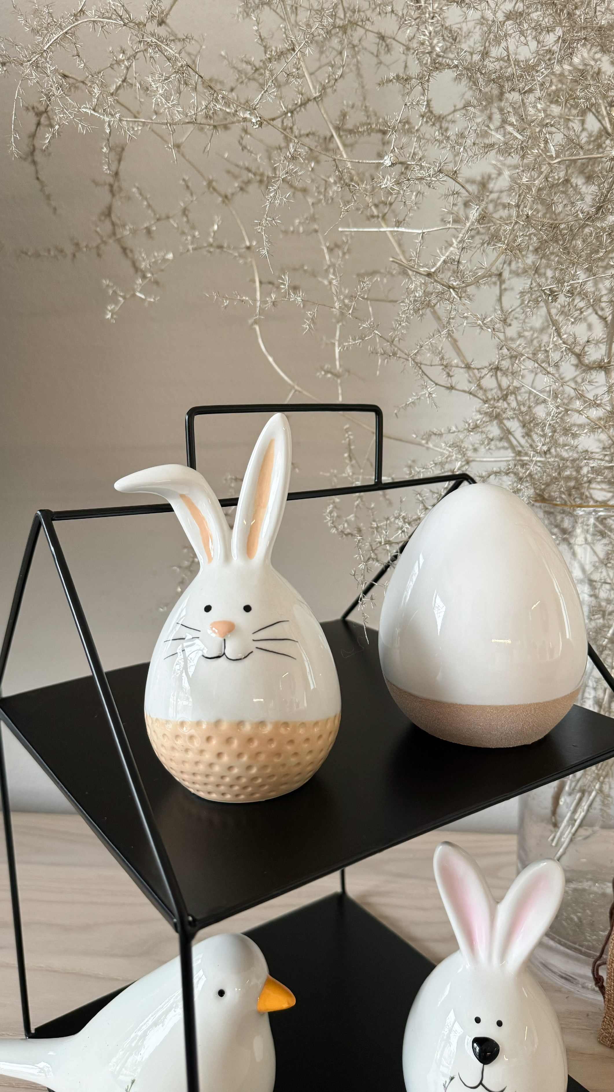 Bílý keramický zajíček CERAMIC RABIT - různé varianty (obrázek 3)