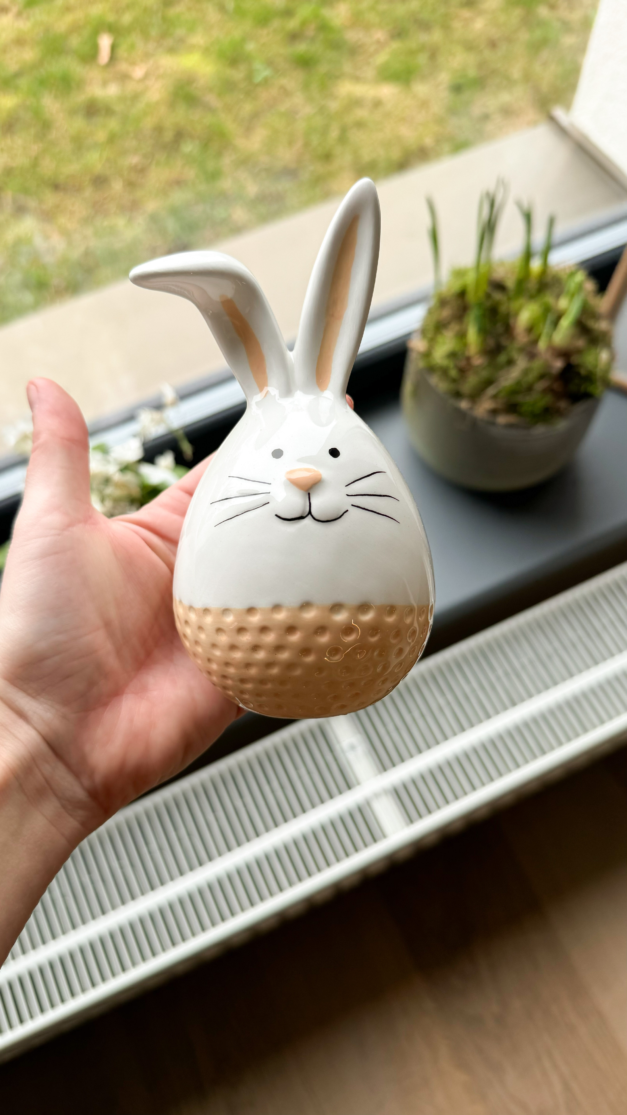 Bílý keramický zajíček CERAMIC RABIT - různé varianty (obrázek 4)