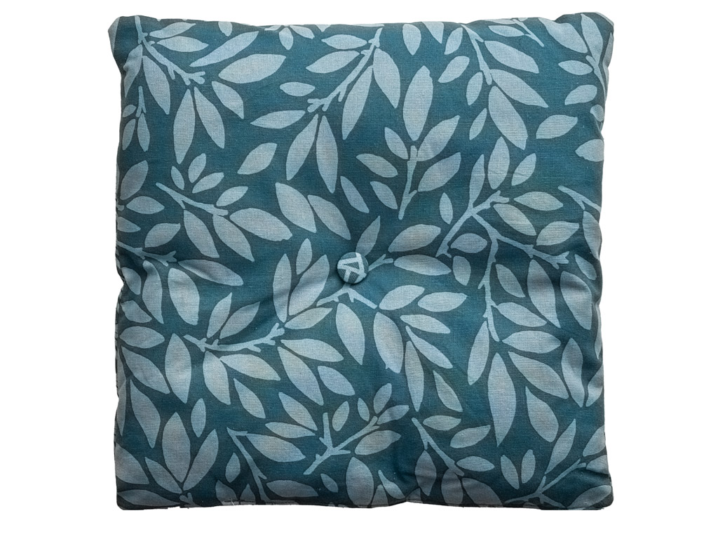 Tyrkysový podsedák BOEL - více velikostí Rozměr: 40 x 40 cm, 39x36 cm, kuchyňský podsedák na židli