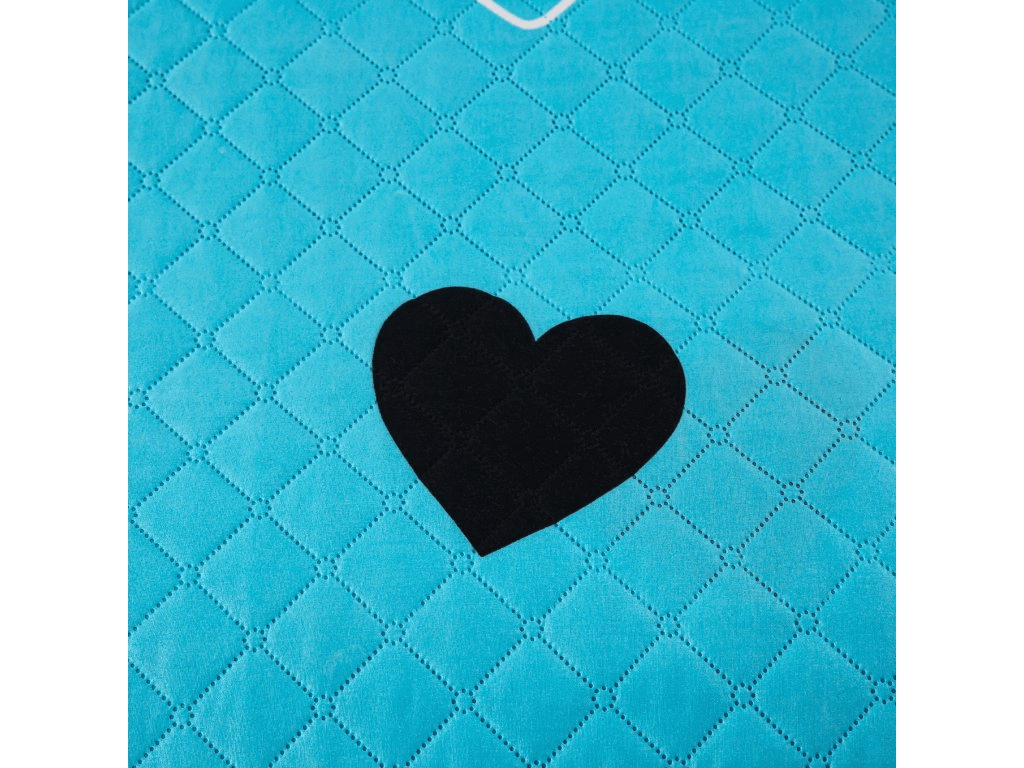 Přehoz na postel CORAZON modrý Rozměr: 220 x 240 cm (obrázek 10)