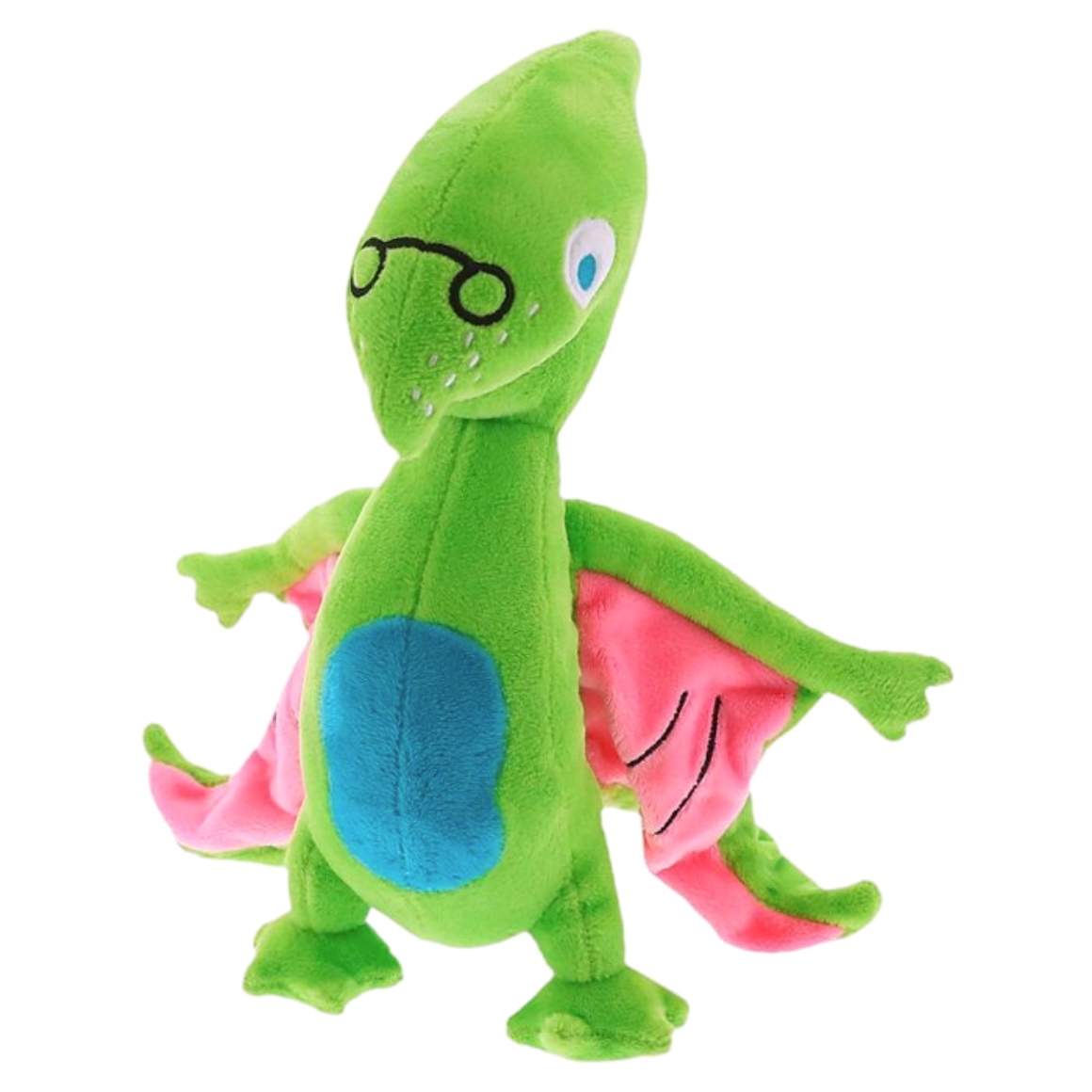 Zelený plyšový dinosaur SPINO s křídly a brýlemi