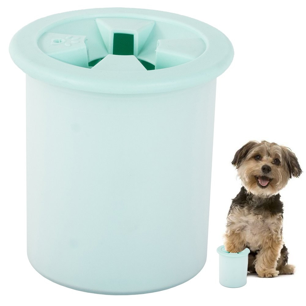 Silikonový čistič tlapek pro psa CUPA S - různé barvy Barva: Modrá