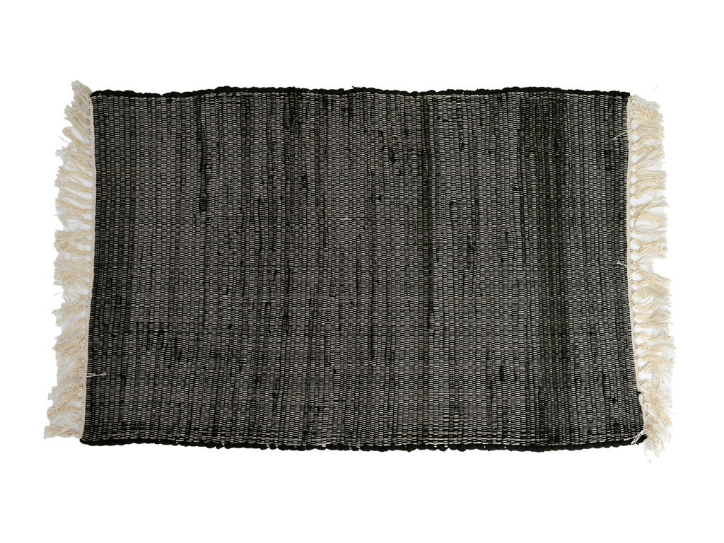 Koberec RENSKE 60x90 cm, černý/žíhaný