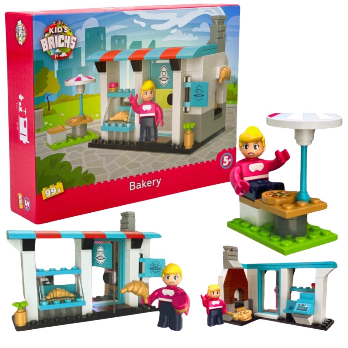 Stavebnice Kid's Brick PEKAŘSTVÍ, 99 dílků
