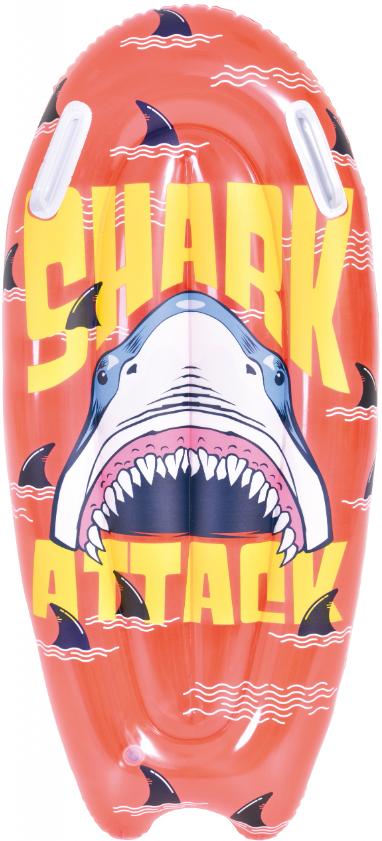 Nafukovací surfovací prkno SHARK ATTACK červené