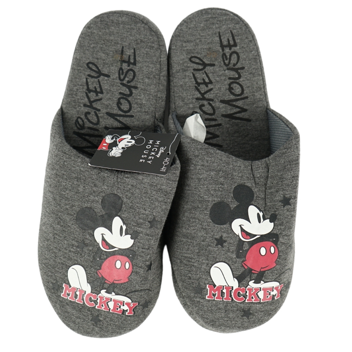Domácí obuv MICKEY MOUSE, tmavě šedá - různé velikosti Velikost: 40 - 41