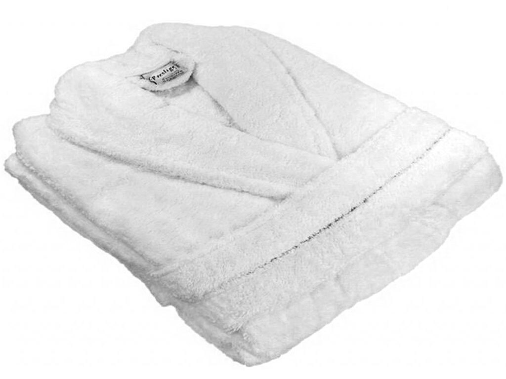 Froté župan Deluxe bílý Velikost: XL